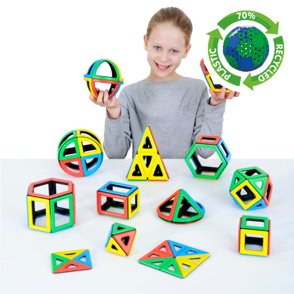 Magnetic Polydron Mathematics Set